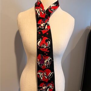 Warner Bros. Pepe Le Pew Cartoon Character Tie